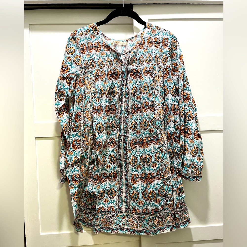 Joie a la Plage bohemian paisley tunic dress in size small, never been worn